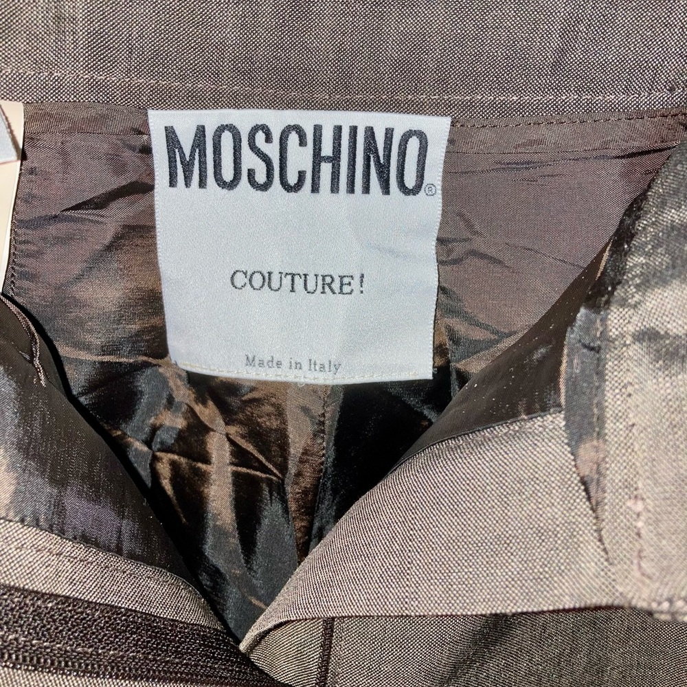 COPY - Moschino Couture Wool Mohair Lined Pants. Size 6.